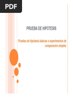 Prueba de Hipotesis