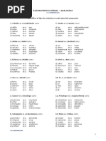 Razonamiento Verbal - Analogías