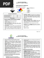 Hoja de Seguridad - Acidomuriatico Domestico PDF