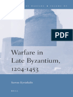 Warfare in Late Byzantium 1204 1453 by Savvas Kyriakidis