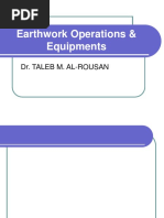 Earthwork Operations & Equipments