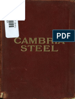 Cambria Steel A Handbook of Information Relating To Structural Steel 1914