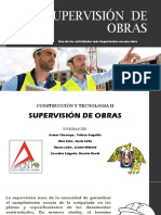 Exposición Supervisión de Obras