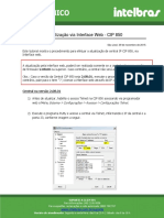 Procedimento de Atualização Cip850 Via Web