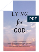 Lying For God