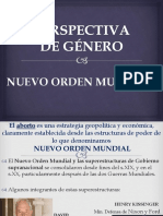 Ideología de Género y Nuevo Orden Mundial