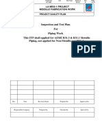 S-000-1676-0001V - 11 - ITP For Piping Work