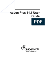 Aspen Plus 11.1 User Guide PDF