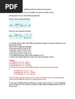 Additional Review Questions Answers