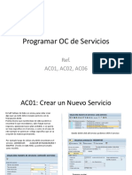 Programar OC de Servicios