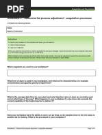 Worksheet 2 - Determine The Process Adjustment / Coagulation Processes