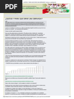 ¿Qué Es y para Que Sirve Una Derivada - Valores y Participación