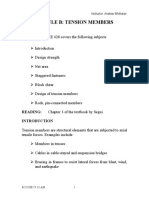 Module B: Tension Members