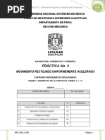 Movimiento Rectilineo Uniformemente Acelerado