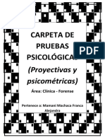 Carpeta de Pruebas Psicológicas