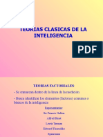 Teorías Clásicas de La Inteligencia