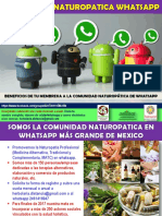 Naturopatia Grupos Whatsapp Beneficios Membresia 2017