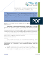 Methodology For The Selection of Chemical Textile Products: Oscar F. Toro, Alexia Pardo Figueroa & Brigitte M. Larico