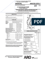 ARO 666250 XXX C 2 Inch Metallic Diaphragm Pump Manual