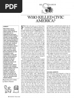 Putnam 1996 - Who Killed Civic America