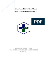 Pedoman Audit Internal Puskesmas