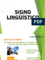 El Signo Linguistico