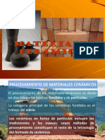 Procesamiento de Materiales Cerámicos Tradicionales