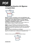 Área y Perímetro de Figuras Compuestas