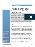 Assessment of Normal Doppler