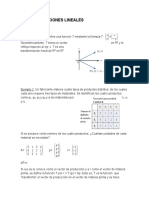 Transformaciones Lineales