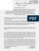 INSTRUCTIUNILE Nr. 01 2016 Privind Exercitarea Competentelor de Emitere A Avizului Ministerului Culturii Pentru Interventiile de Punere in Siguranta