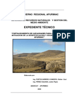 Expediente de Proyecto de Desertificacion