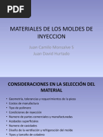 Materiales de Los Moldes de Inyeccion