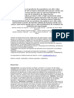 Desarrollo de Un Producto de Panadería Con Alto Valor Nutricional A Partir de La Harina Obtenida Del Banano Verde Con Cáscara