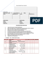 School Health Facility Checklist