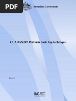 CUADAN207 Perform Basic Tap Technique: Release: 2
