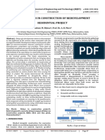 Delay Analysis in Construction of Redevelopment Residential Project