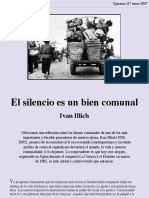 Illich - El Silencio Es Un Bien Comunal