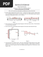 Department of Civil Engineering: Ce2001 Mechanics of Solids