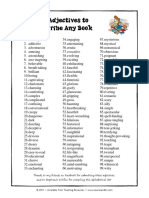 Adjective Book Descriptions PDF