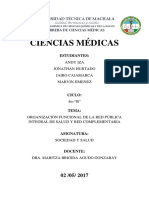 EXPO 8 Organización Funcional de La Red Integral de Salud Publica y Red Complementaria