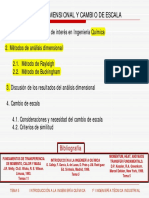 Tema 5. Analisis Dimensional y Cambio de Escala