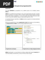 Makeblock Bloques de Programacion