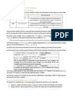 Funciones de Varias Variables - Derivadas Parciales - Diferencial e Incrementos (Ensayo)