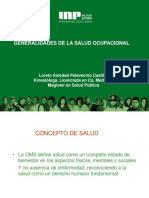 Generalidades Salud Ocupacional