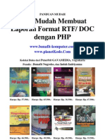 Script PHP Membuat Laporan Format Doc Dan