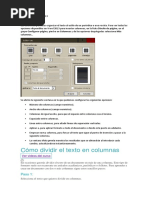 Columnas en Word 2013