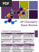 AP Chemistry Review Questions