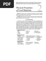 Physical Properties of Food Materials