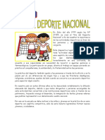 15 de JULIO (2) - Día Del Deporte Nacional.